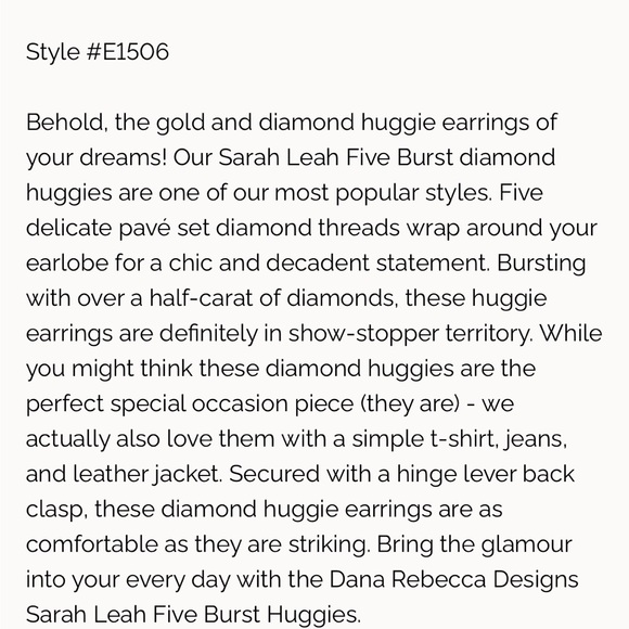 DRD Sarah Leah Five Burst Huggies - Picture 7 of 7